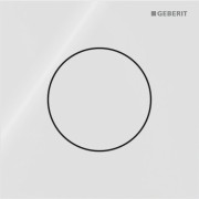 Commande d'urinoir Geberit pneumatique type 40 round blanc - GEBERIT 116.014.SI.1 