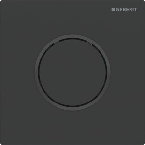 Commande d'urinoir Geberit pneumatique type 10 noir mat noir - GEBERIT 116.015.16.1 