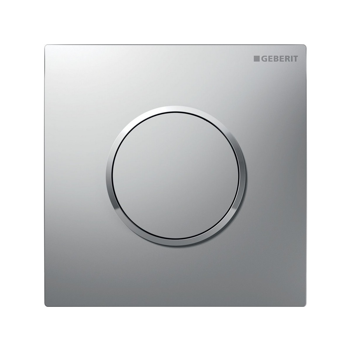 Commande d'urinoir Geberit pneumatique type 10 chromé mat brillant - GEBERIT 116.015.JQ.1 