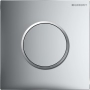 Commande d'urinoir Geberit pneumatique type 10 chromé brillant chromé mat - GEBERIT 116.015.KH.1 