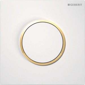 Commande d'urinoir Geberit pneumatique type 10 blanc doré - GEBERIT 116.015.KK.1 