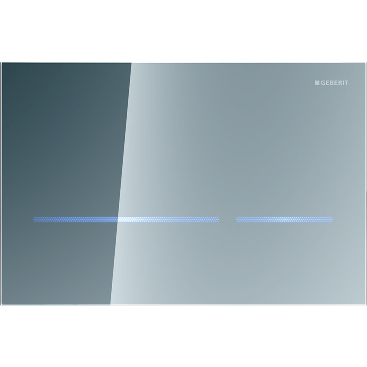Commande Geberit élec secteur DT Sigma80 carrée Sig12 verre réfléchissant - GEBERIT 116.090.SM.6 