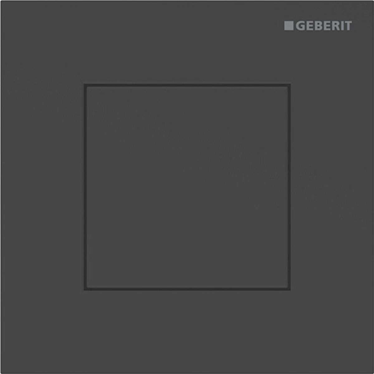 Commande d'urinoir Geberit pneumatique type 40 square noir mat - GEBERIT 116.217.14.1 