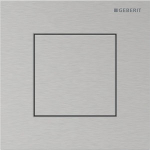 Commande d'urinoir Geberit pneumatique type 40 square brossé - GEBERIT 116.217.FW.1 