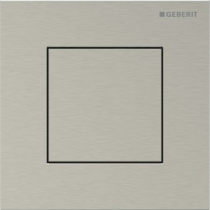 Commande d'urinoir Geberit pneumatique type 40 square nickel brossé - GEBERIT 116.217.ID.1 