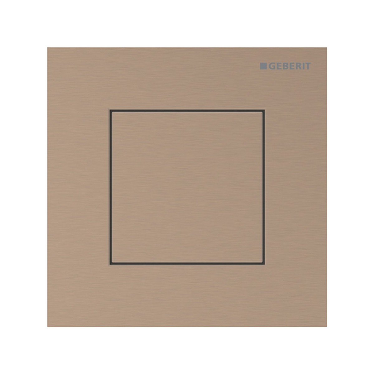 Commande d'urinoir Geberit pneumatique type 40 square or rouge - GEBERIT 116.217.QB.1 