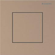 Commande d'urinoir Geberit pneumatique type 40 square or rouge - GEBERIT 116.217.QB.1 