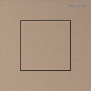 Commande d'urinoir Geberit pneumatique type 40 square or rouge - GEBERIT 116.217.QB.1 