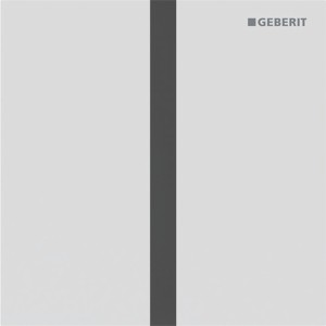 Commande d'urinoir Geberit électronique secteur type 40 square blanc mat - GEBERIT 116.227.JT.1 