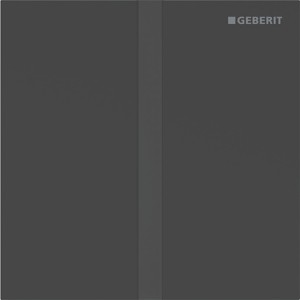 Commande d'urinoir Geberit électronique pile type 40 square noir mat - GEBERIT 116.237.14.1 