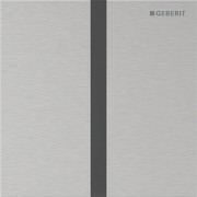 Commande d'urinoir Geberit électronique pile type 40 square brossé - GEBERIT 116.237.FW.1 