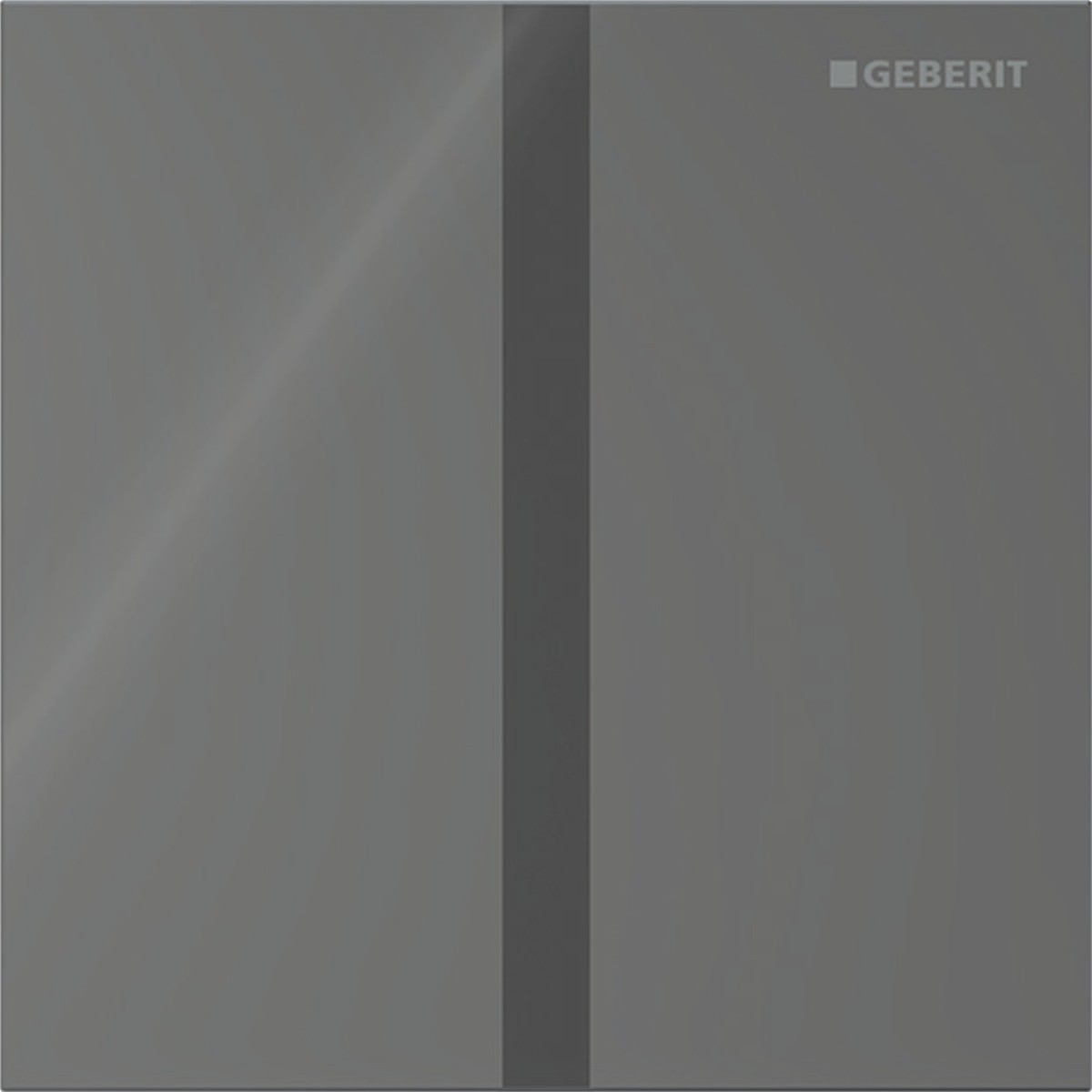 Commande d'urinoir Geberit électronique pile type 40 square gris velouté - GEBERIT 116.237.JK.1 