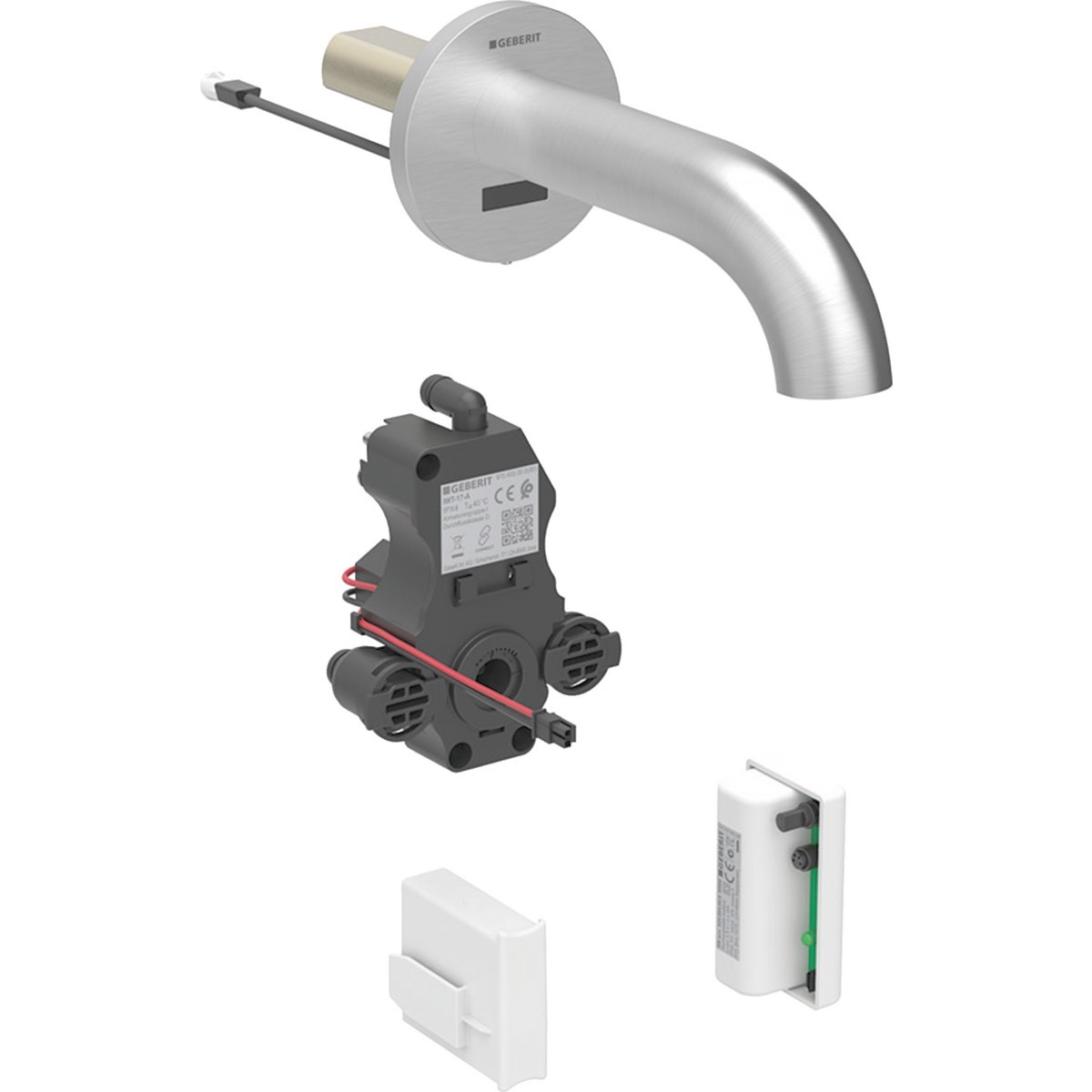 Robi Piave mont. mural générateur module encastré sans mitigeur L17 Inox - GEBERIT 116.265.SN.1 