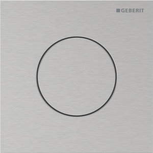 Commande d'urinoir Geberit pneumatique type 40 round brossé - GEBERIT 116.014.FW.1 