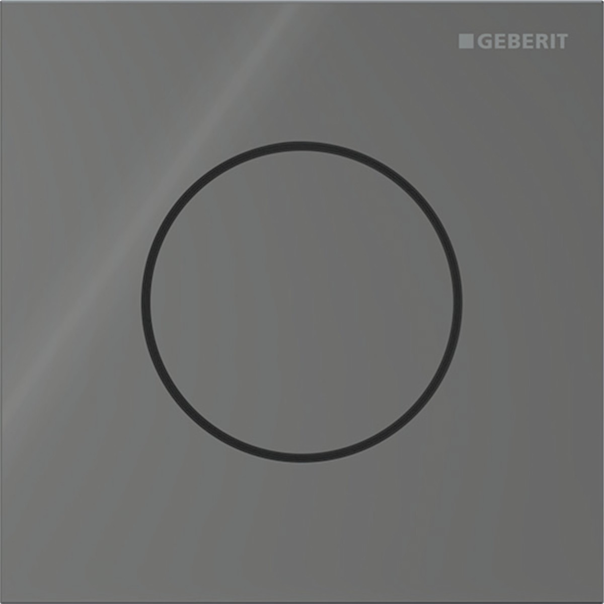 Commande d'urinoir Geberit pneumatique type 40 round gris velouté - GEBERIT 116.014.JK.1 
