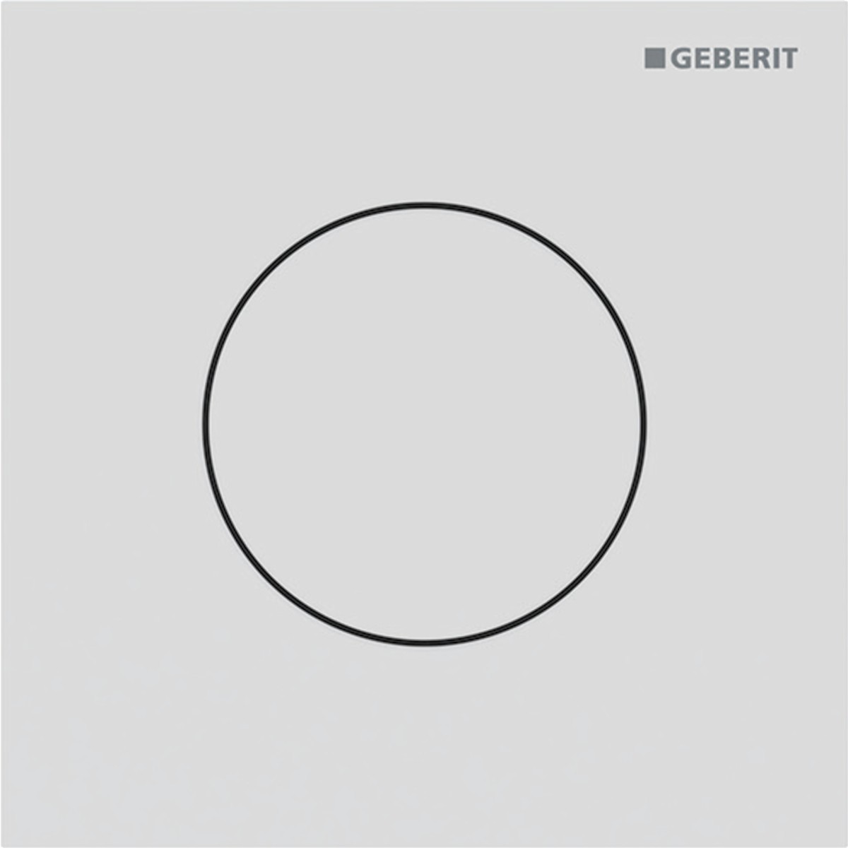 Commande d'urinoir Geberit pneumatique type 40 round blanc mat - GEBERIT 116.014.JT.1 