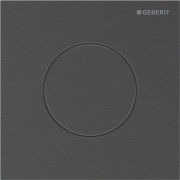 Commande d'urinoir Geberit pneumatique type 40 round noir chromé - GEBERIT 116.014.QD.1 