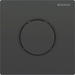 Commande d'urinoir Geberit pneumatique type 10 noir noir mat - GEBERIT 116.015.DW.1 