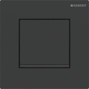 Commande d'urinoir Geberit pneumatique type 20 square noir mat noir - GEBERIT 116.017.16.1 