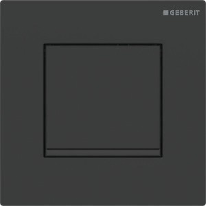 Commande d'urinoir Geberit pneumatique type 20 square noir mat noir - GEBERIT 116.017.16.1 