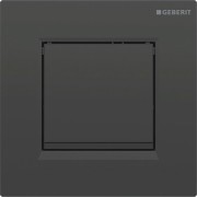 Commande d'urinoir Geberit pneumatique type 20 square noir noir mat - GEBERIT 116.017.DW.1 