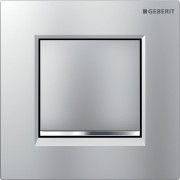 Commande d'urinoir Geberit pneumatique type 20 square chromé mat brillant - GEBERIT 116.017.JQ.1 