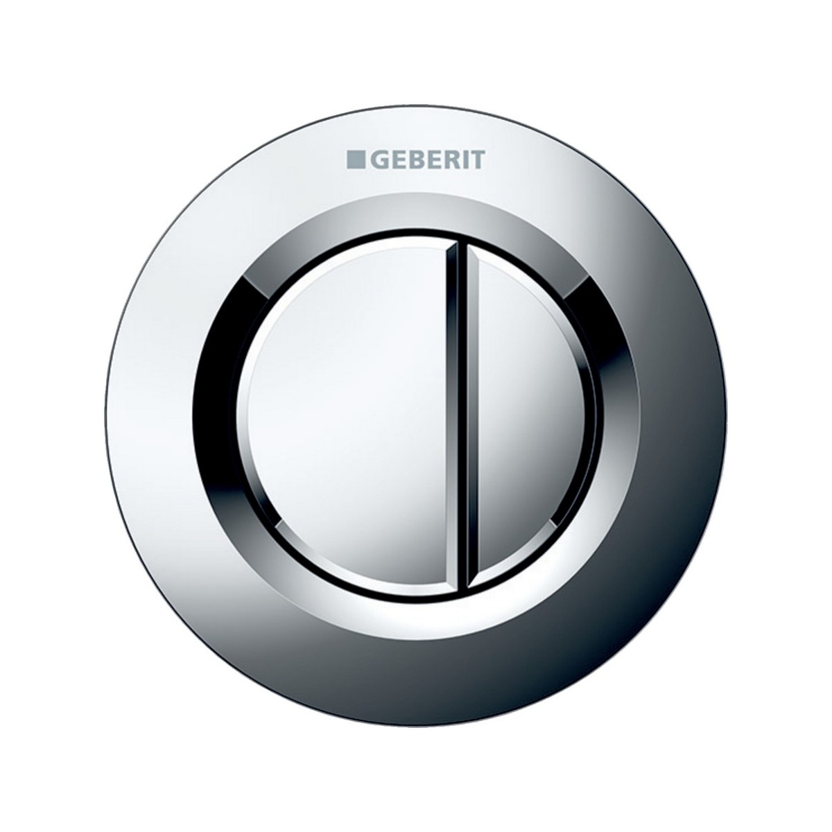 Commande Geberit type 01 ronde PN double touche encastrer Chromé brillant - GEBERIT 116.042.21.1 