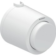 Commande Geberit type 01 ronde PN simple touche apparent Blanc alpin - GEBERIT 116.046.11.1 