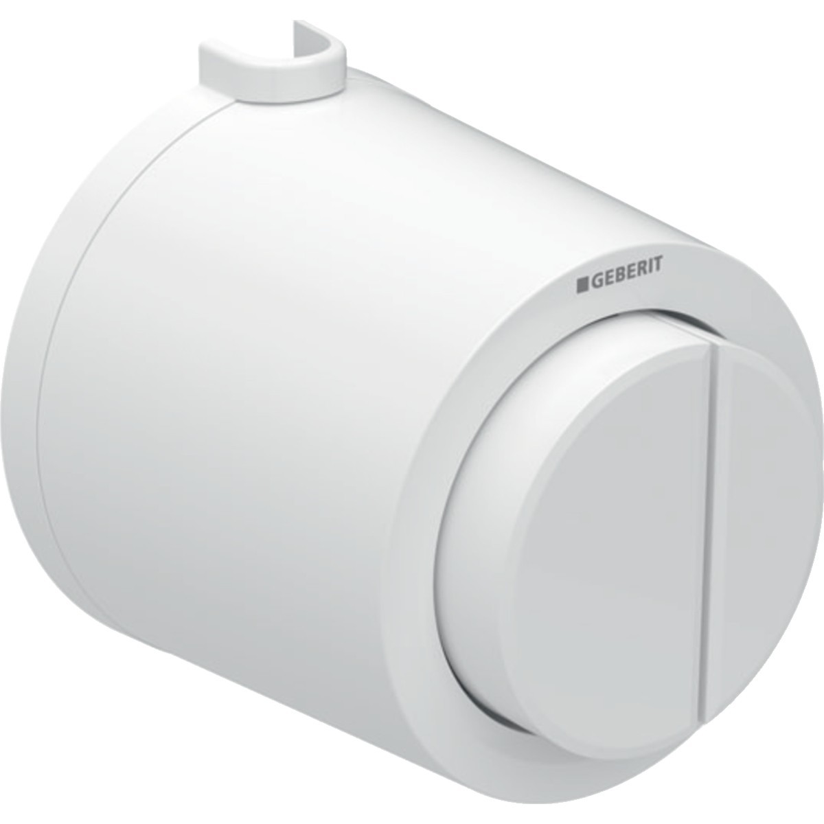 Commande Geberit type 01 ronde PN double touche apparent Blanc alpin - GEBERIT 116.048.11.1 