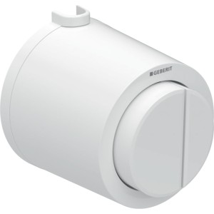 Commande Geberit type 01 ronde PN double touche apparent Blanc alpin - GEBERIT 116.048.11.1 