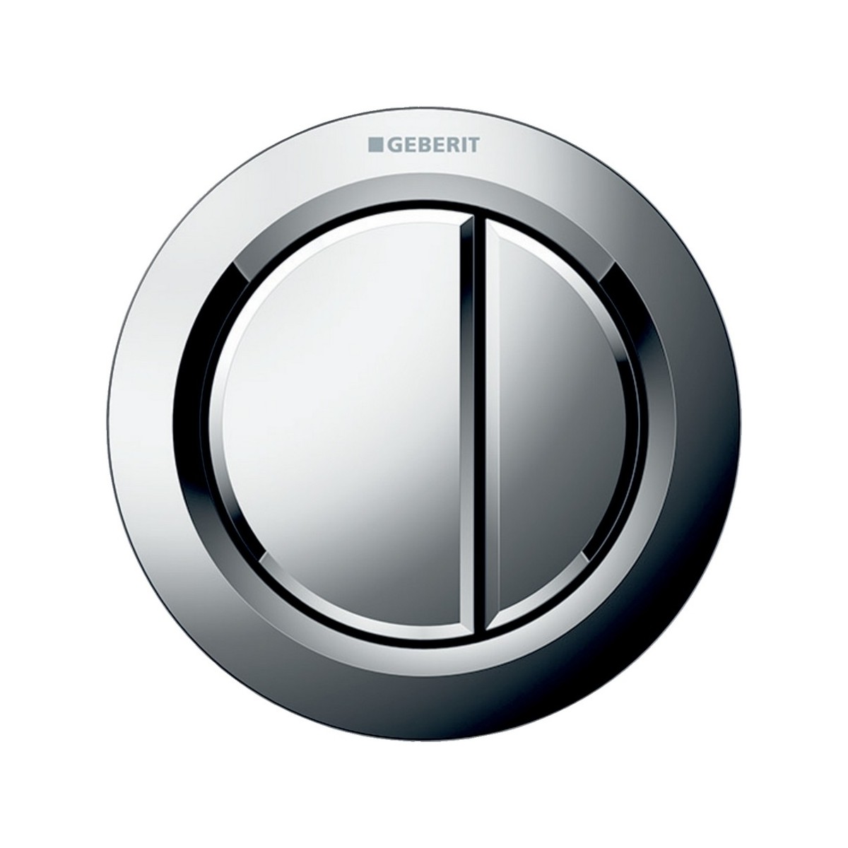 Commande Geberit type 01 ronde PN double touche meuble Chromé brillant - GEBERIT 116.050.21.1 