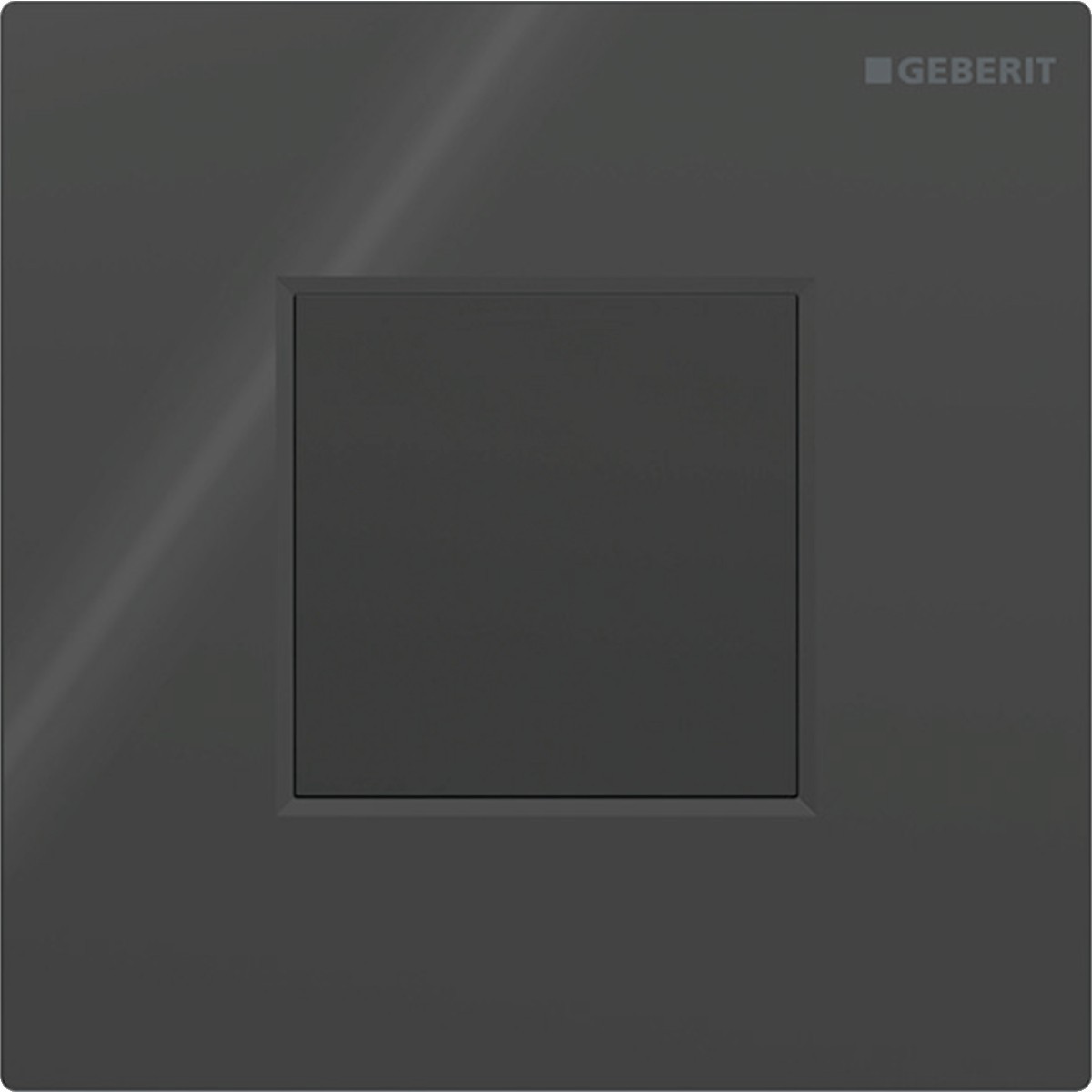Commande d'urinoir Geberit électronique pile type 01 square noir foncé - GEBERIT 116.094.DW.1 