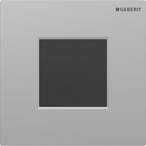 Commande d'urinoir Geberit électronique pile type 01 square chromé mat - GEBERIT 116.094.JQ.1 