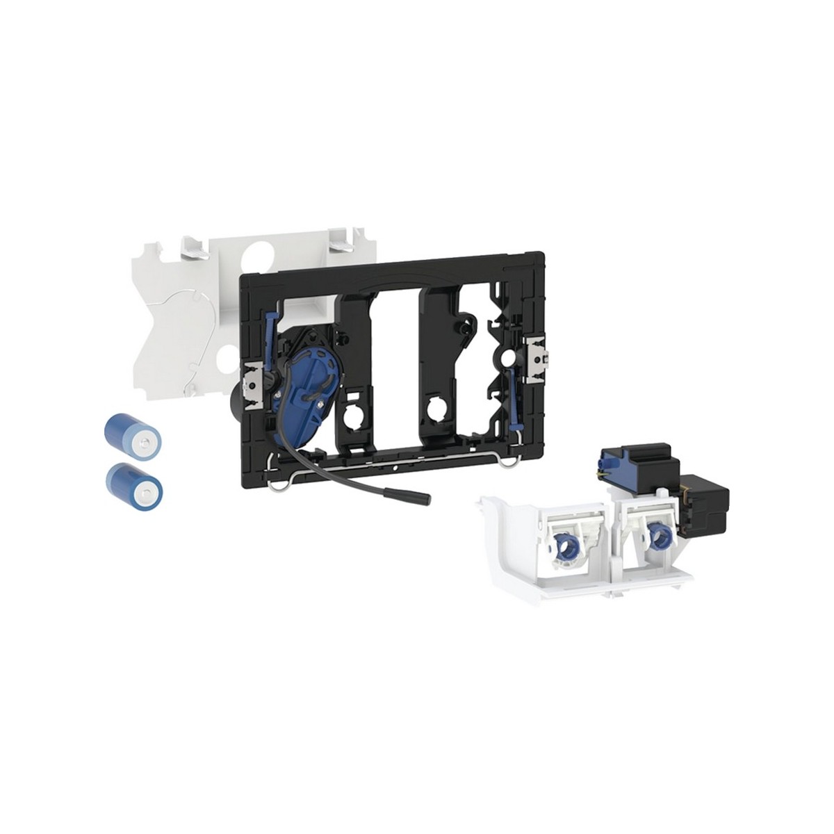 Module rinçage hygiénique Geberit intermittent Sigma 12 cm alimentation pile - GEBERIT 116.110.00.6 