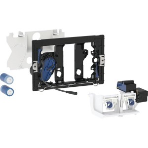Module rinçage hygiénique Geberit intermittent Sigma 12 cm alimentation pile - GEBERIT 116.110.00.6 
