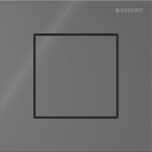 Commande d'urinoir Geberit pneumatique type 40 square gris velouté - GEBERIT 116.217.JK.1 