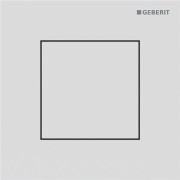 Commande d'urinoir Geberit pneumatique type 40 square blanc mat - GEBERIT 116.217.JT.1 
