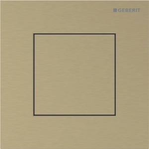 Commande d'urinoir Geberit pneumatique type 40 square laiton - GEBERIT 116.217.QF.1 