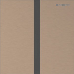 Commande d'urinoir Geberit électronique pile type 40 square or rouge - GEBERIT 116.237.QB.1 