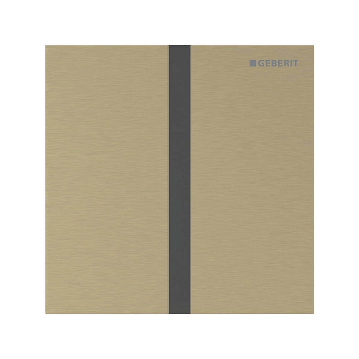 Commande d'urinoir Geberit électronique pile type 40 square laiton - GEBERIT 116.237.QF.1 