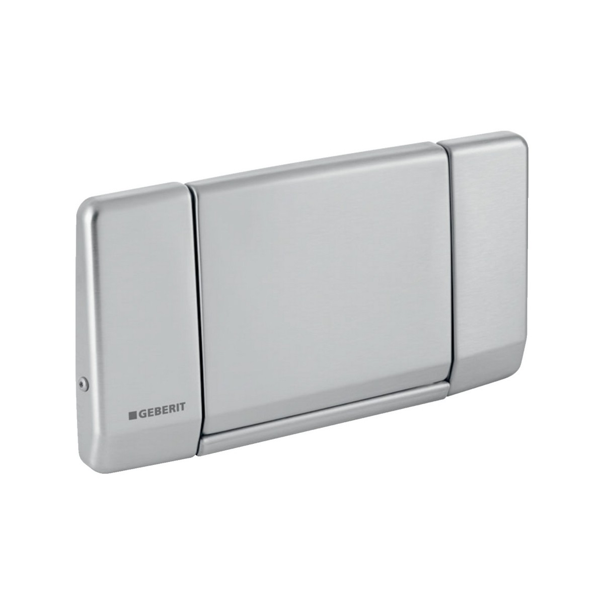 Plaque Geberit Highline carrée interrompable à visser acier inoxydable brossé - GEBERIT 115.151.00.1 