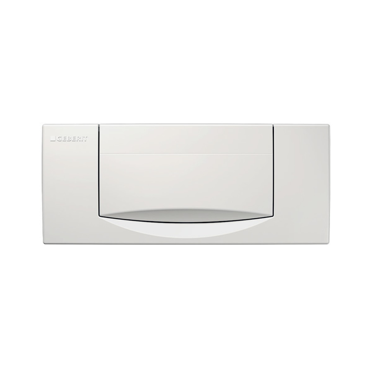 Plaque Geberit 300T carrée interrompable Blanc alpin - GEBERIT 115.333.11.1 