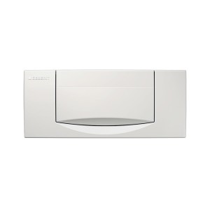 Plaque Geberit 300T carrée interrompable Blanc alpin - GEBERIT 115.333.11.1 