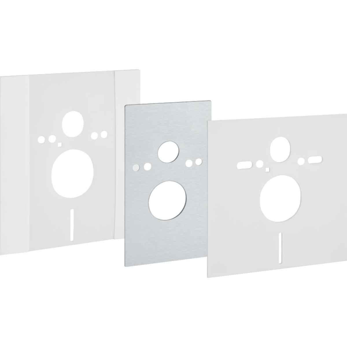 Plaque fermeture + isolation phonique bâti-support Duofix WC adaptable hauteur - GEBERIT 115.396.00.1 