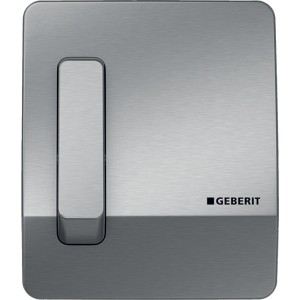 Commande d'urinoir Geberit pneumatique Highline Brossé - GEBERIT 115.558.00.1 