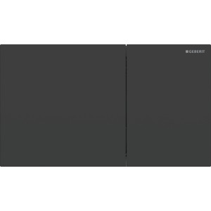 Plaque Geberit Sigma70 carrée DT acier noir mat - GEBERIT 115.622.14.1 
