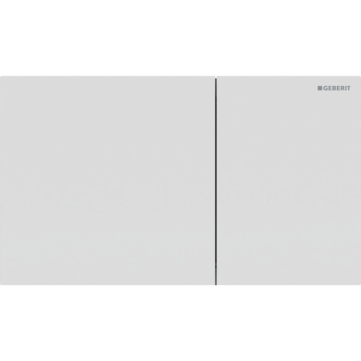 Plaque Geberit Sigma70 carrée DT acier blanc mat - GEBERIT 115.622.JT.1 