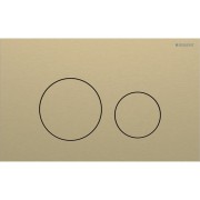 Plaque Geberit Sigma40 ronde DT acier laiton - GEBERIT 115.628.QF.1 