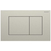Plaque Geberit Sigma40 carrée DT acier nickel brossé - GEBERIT 115.629.ID.1 