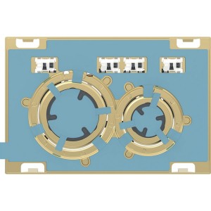 Plaque Geberit Sigma50 ronde DT laiton personnalisable - GEBERIT 115.652.00.1 